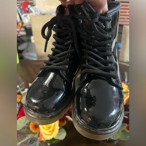 Dr. Martens Black Kids Boots